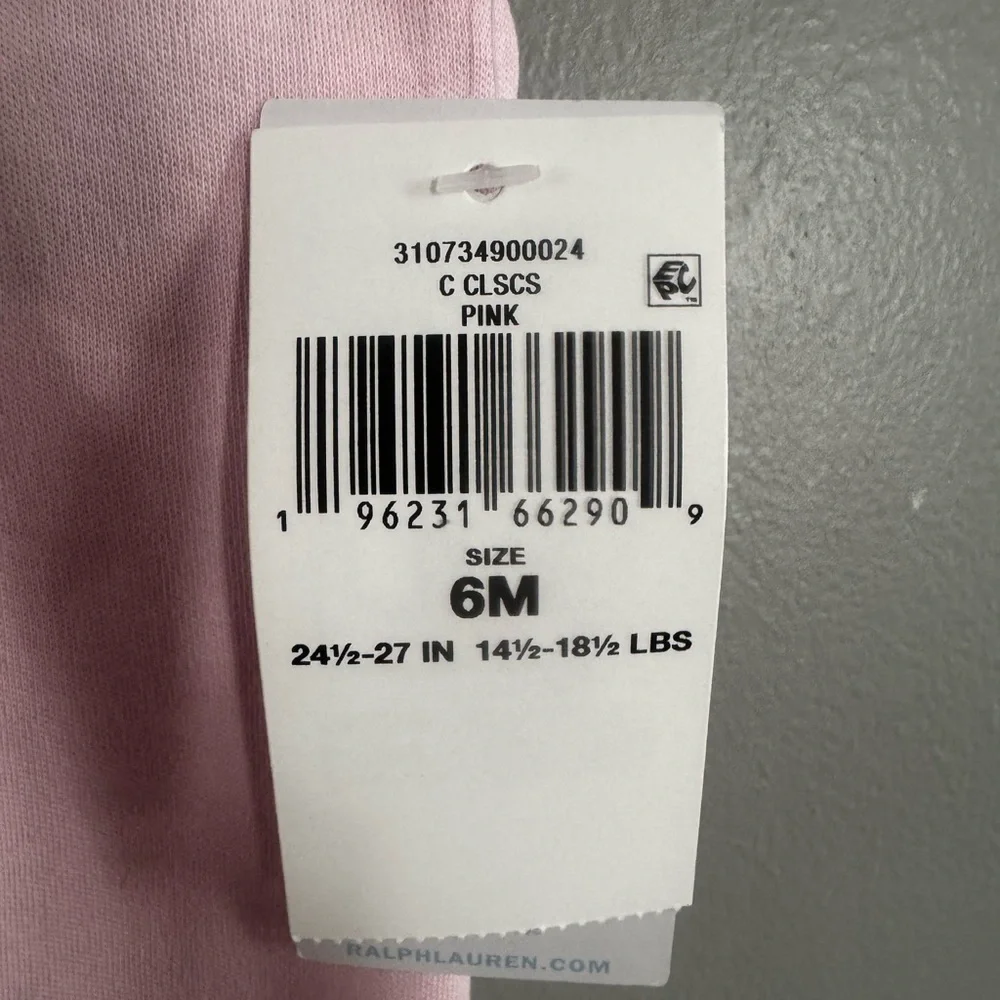 Ralph Lauren Soft Pink Baby Outfit